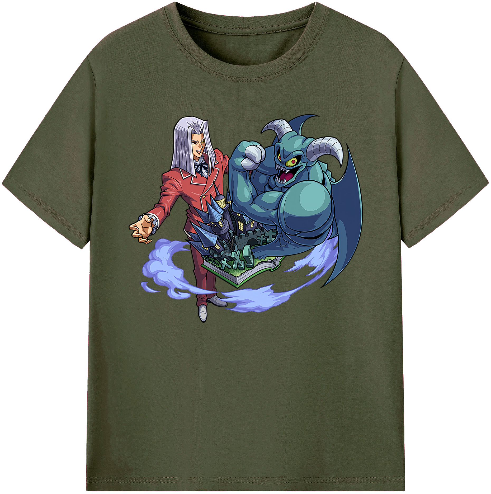 （画像用） 遊☆戯☆王 Yu-Gi-Oh! 綿100％ メンズ半袖Tシャツ｜肌触りやわらか＆通気性